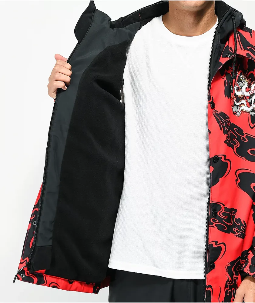 RIPNDIP Dragonerm Red 10K Snowboard Jacket | MainPlace Mall