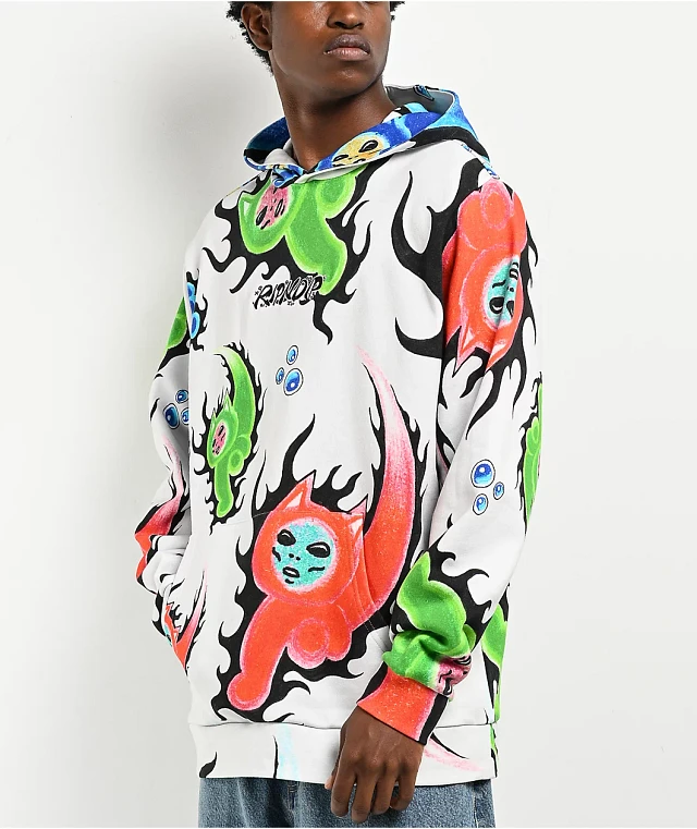 Ripndip white hoodie hot sale