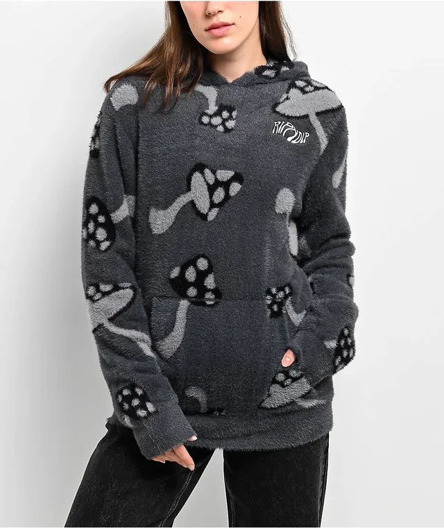 RIPNDIP Euphoria Faux Mohair Grey Hoodie The Pen Centre