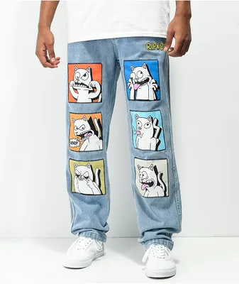 RIPNDIP Frustration Blue Jeans | MainPlace Mall