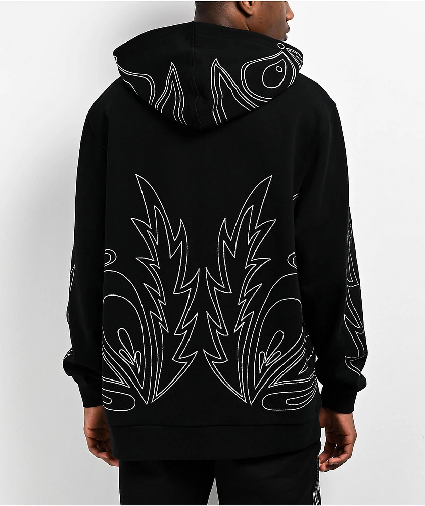 RIPNDIP Howdy Chainstitch Black Hoodie | MainPlace Mall