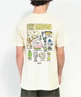 RIPNDIP KNOW UR SHROOMS Tシャツ 半袖 Grey 送料込み RipNDip Know Ur Shrooms T-Shirt - grey (grey)