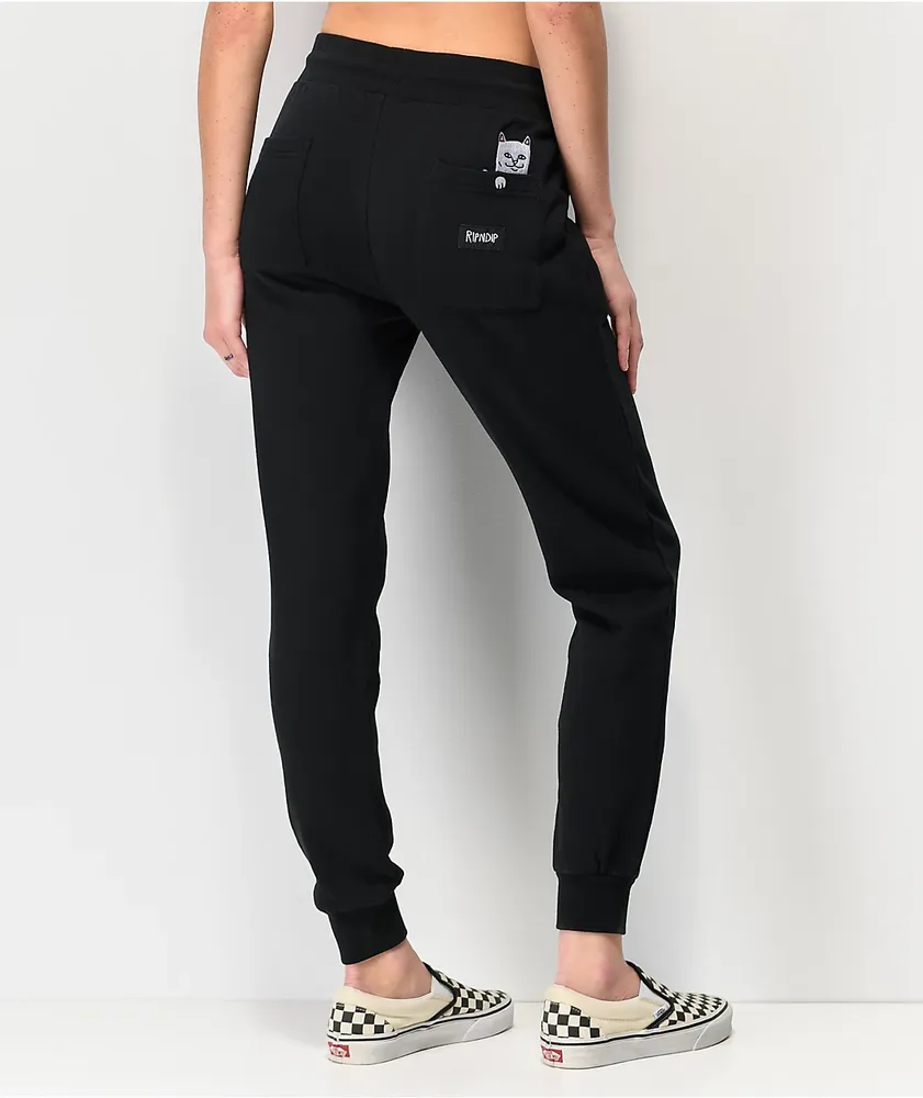 RIPNDIP Lord Nermal Black Jogger Sweatpants CoolSprings Galleria