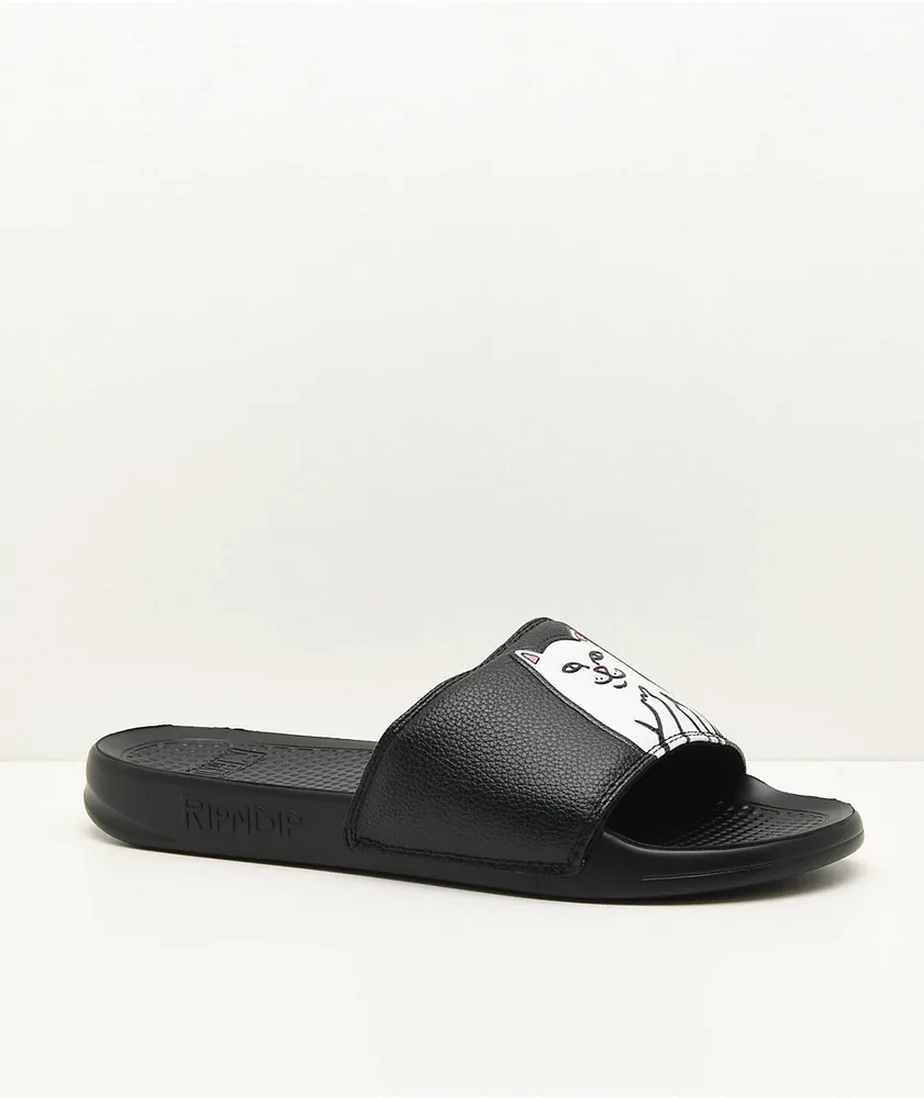 Ripndip lord nermal black slide sandals cheap