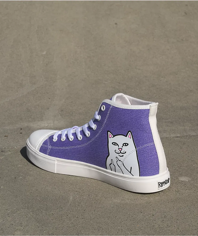 RIPNDIP Lord Nermal UV Reactive White High Top Shoes Vancouver Mall