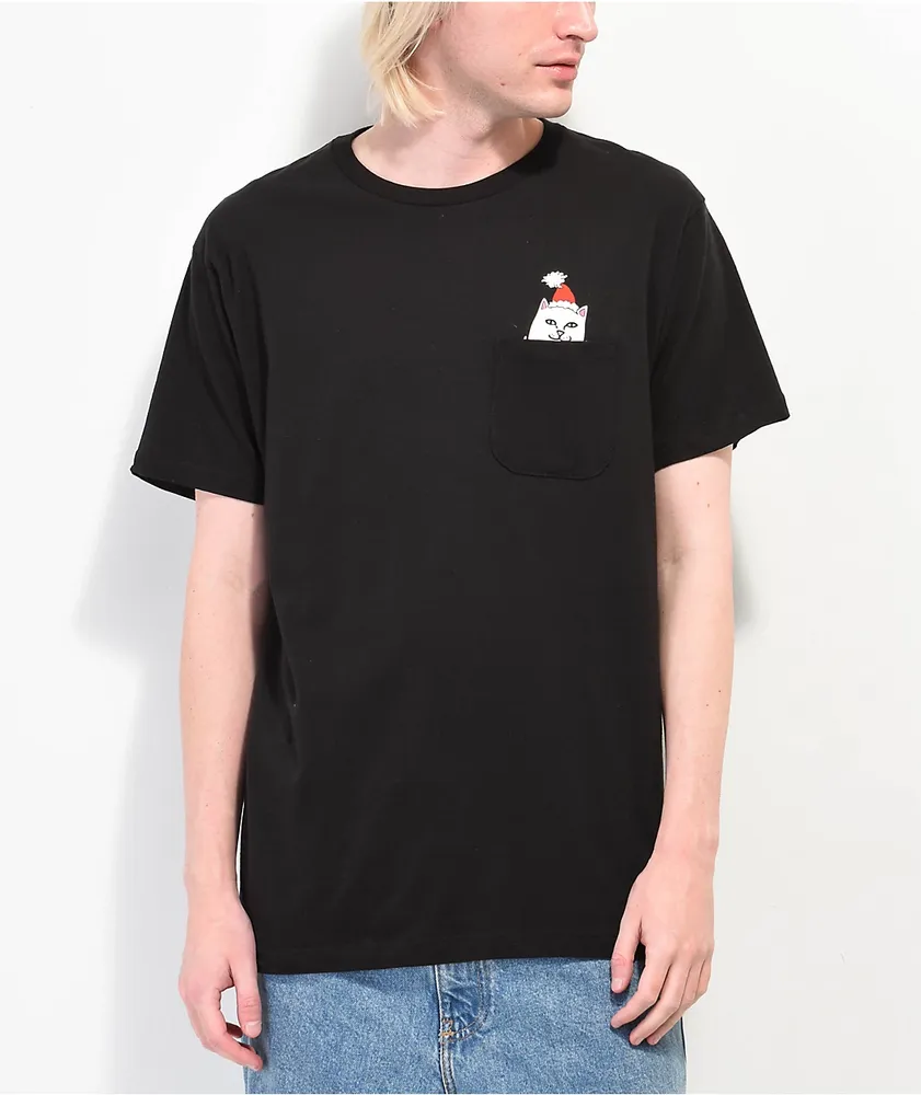 RIPNDIP Lord Santa Black Pocket T Shirt Pueblo Mall