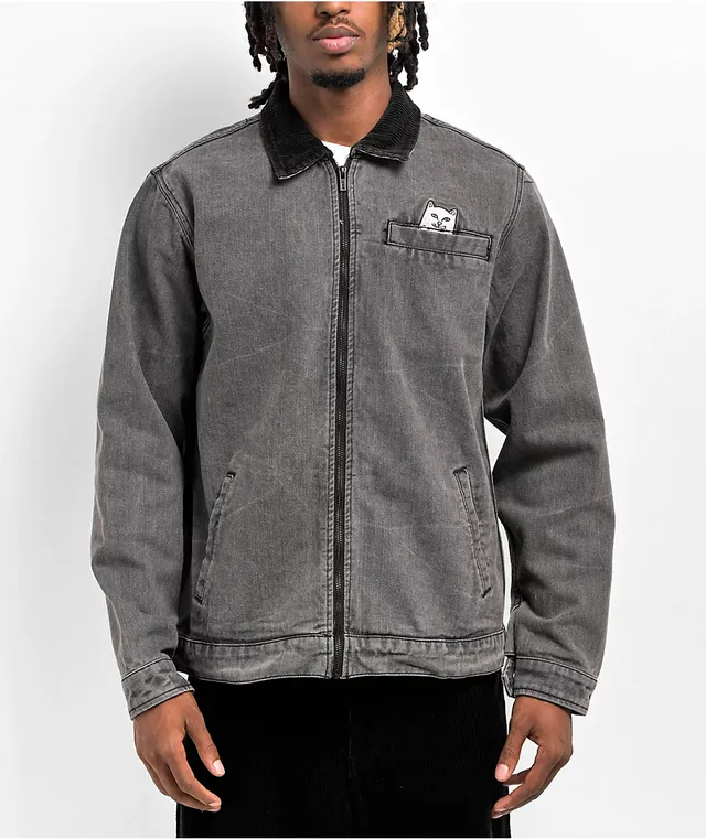 RIPNDIP Los Feliz Black Denim Work Jacket CoolSprings Galleria