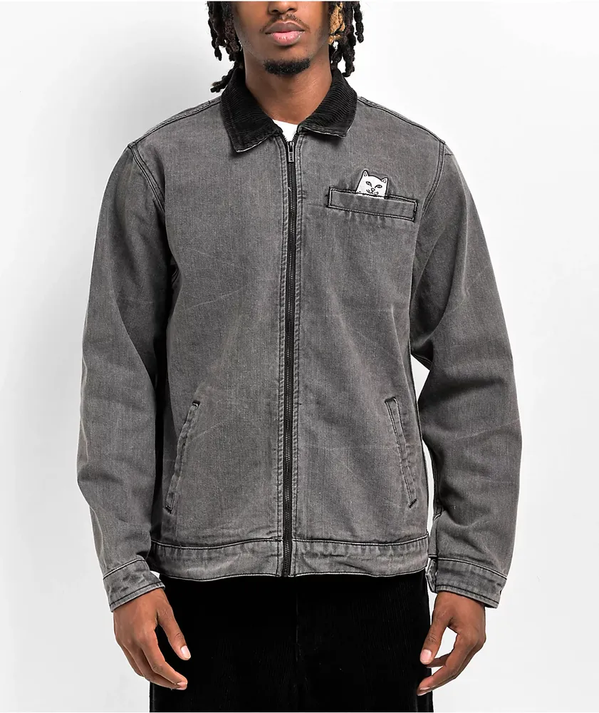 RIPNDIP Los Feliz Black Denim Work Jacket | Mall of America®