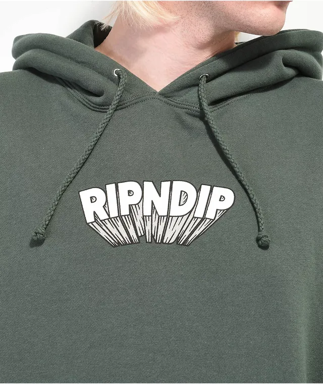 Ripndip rubber logo hotsell hoodie