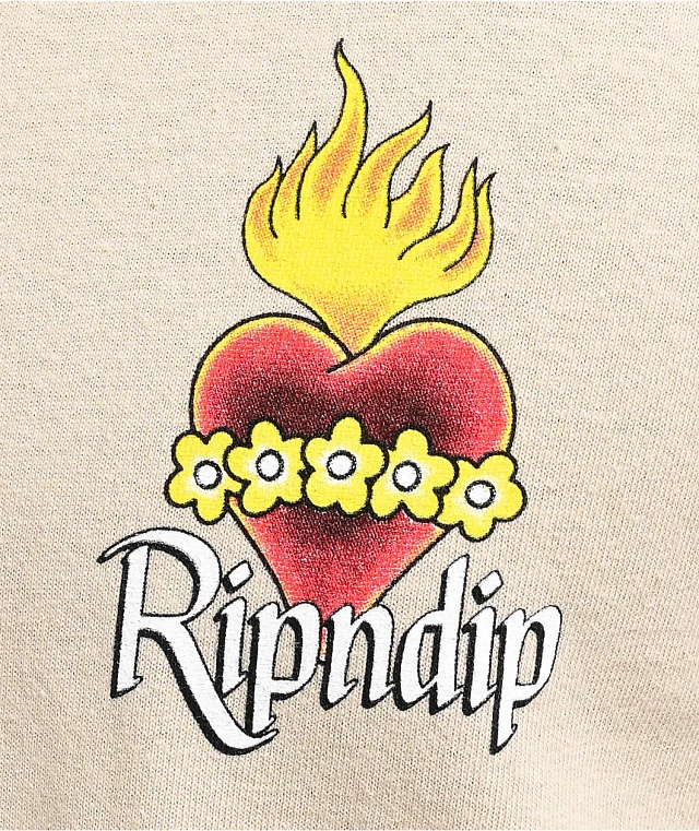 Ripndip Mother Mary L/S T-Shirt Sand Tシャツ RIPNDIP Mother Mary Sand Long Sleeve T-Shirt at Vancouver