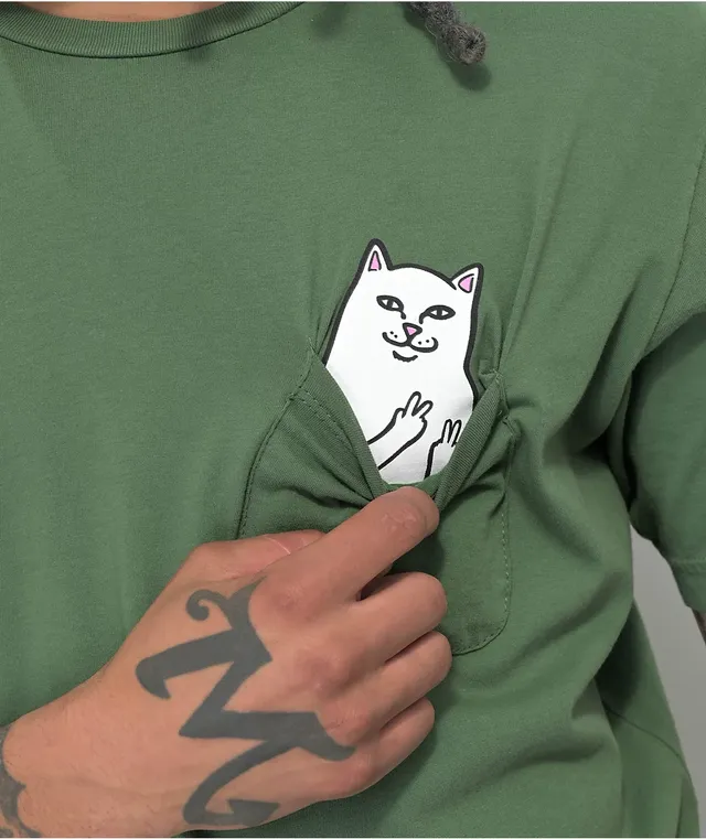 RIPNDIP Nermal Peace Green Pocket T Shirt CoolSprings Galleria