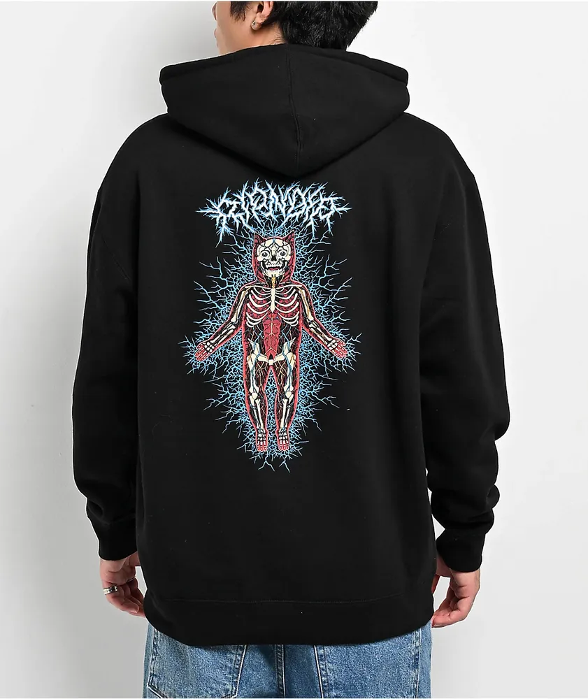 RIPNDIP Nervous System Black Hoodie Willowbrook Shopping Centre