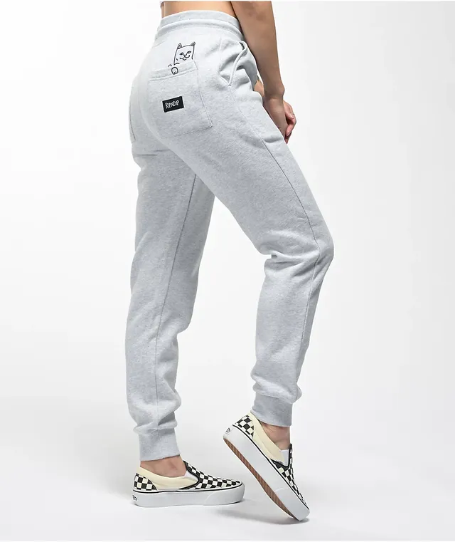 RIPNDIP Peeking Nerm Light Grey Jogger Sweatpants Vancouver Mall