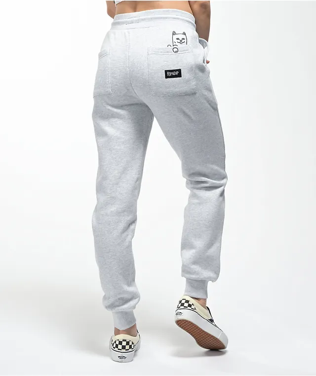 RIPNDIP Peeking Nerm Light Grey Jogger Sweatpants Hamilton