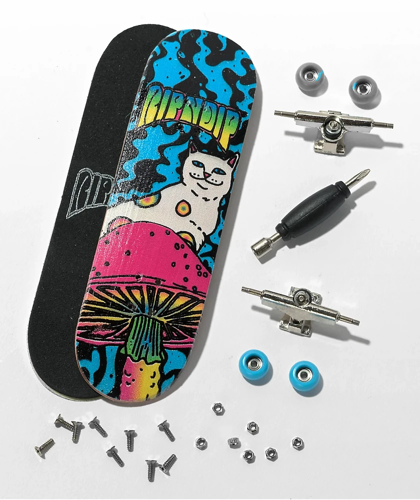 RIPNDIP Psychedelic Mini Skateboard | MainPlace Mall