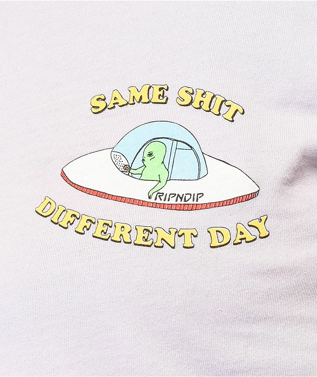 RIPNDIP SAME SHIT DIFFERENT DAY Tシャツ 半袖 Green 送料込み Same Shit Different Day Tee (Olive) – RIPNDIP