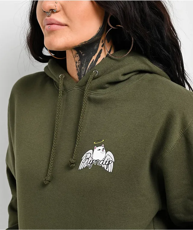 Zumiez green hoodie top