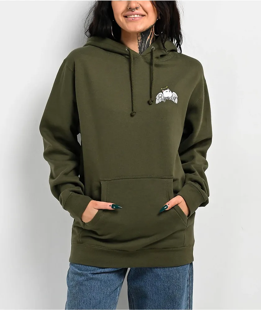 RIPNDIP Shadow Friend Green Hoodie | Arden Fair