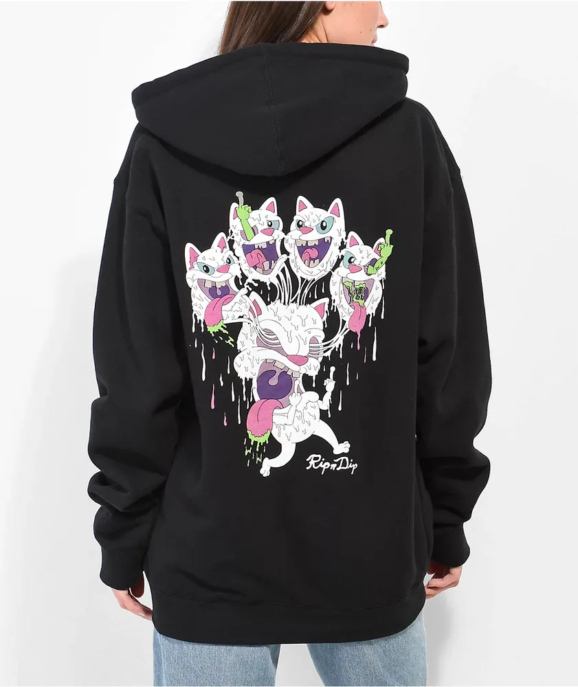 RIPNDIP Slimy Black Hoodie CoolSprings Galleria