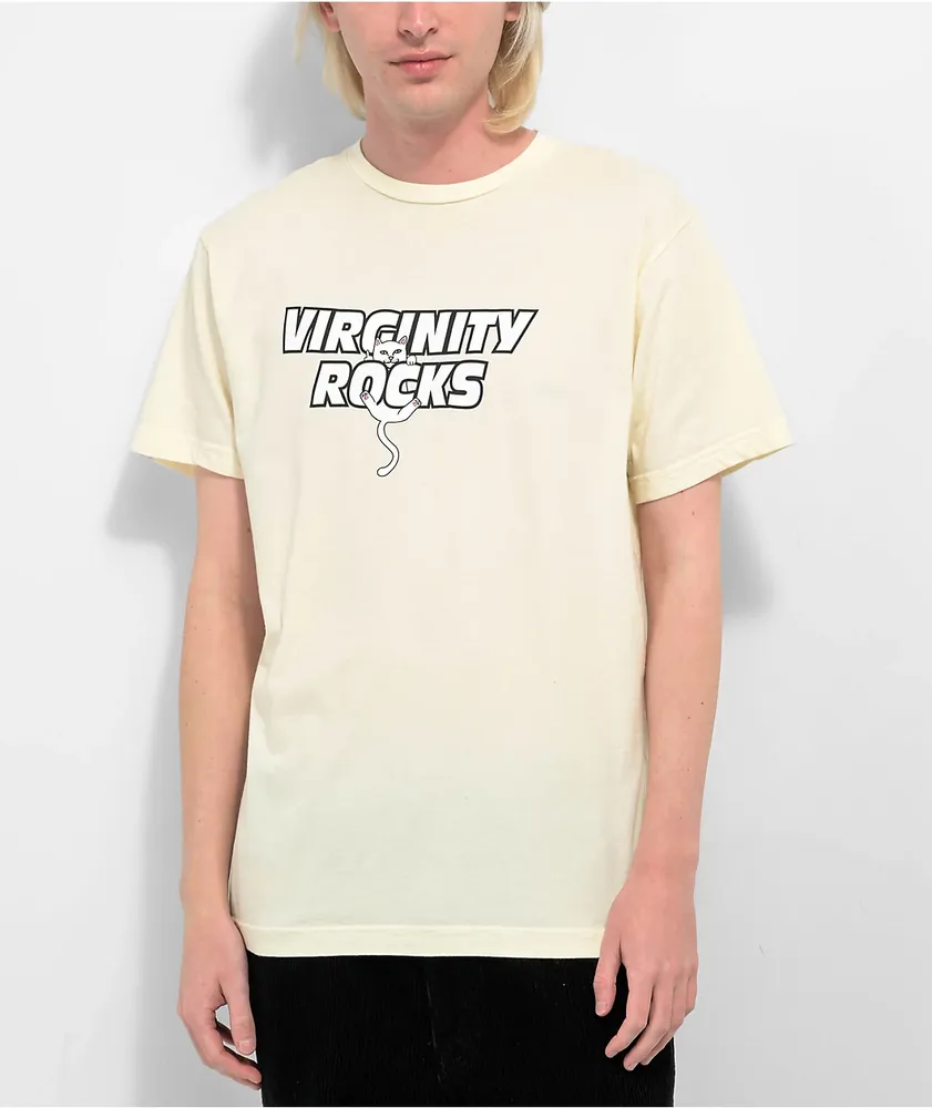 RIPNDIP x Danny Duncan Virginity Rocks Tan T Shirt CoolSprings