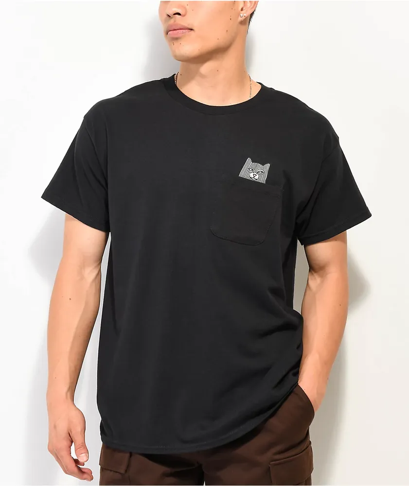 RIPNDIP x SUS BOY Black Pocket T-Shirt | MainPlace Mall