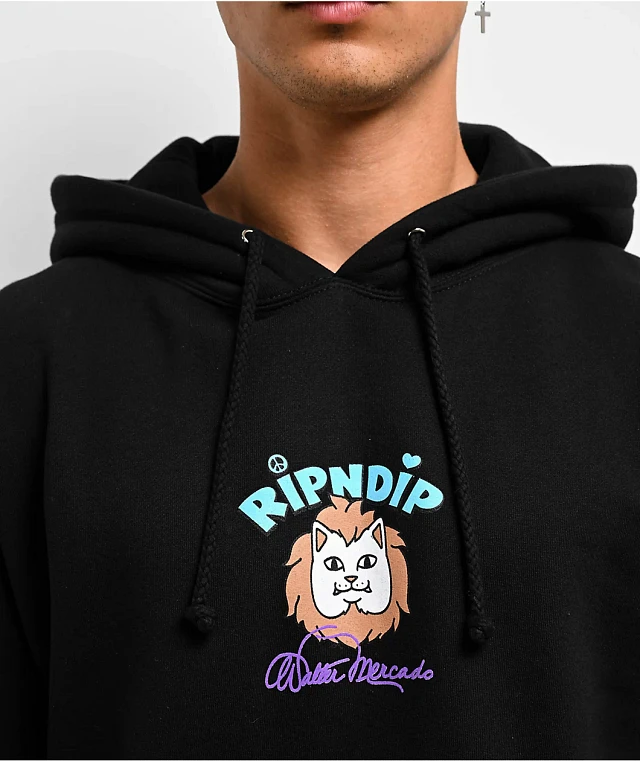 RIPNDIP x Walter Mercado Zodiac Black Hoodie | Arden Fair