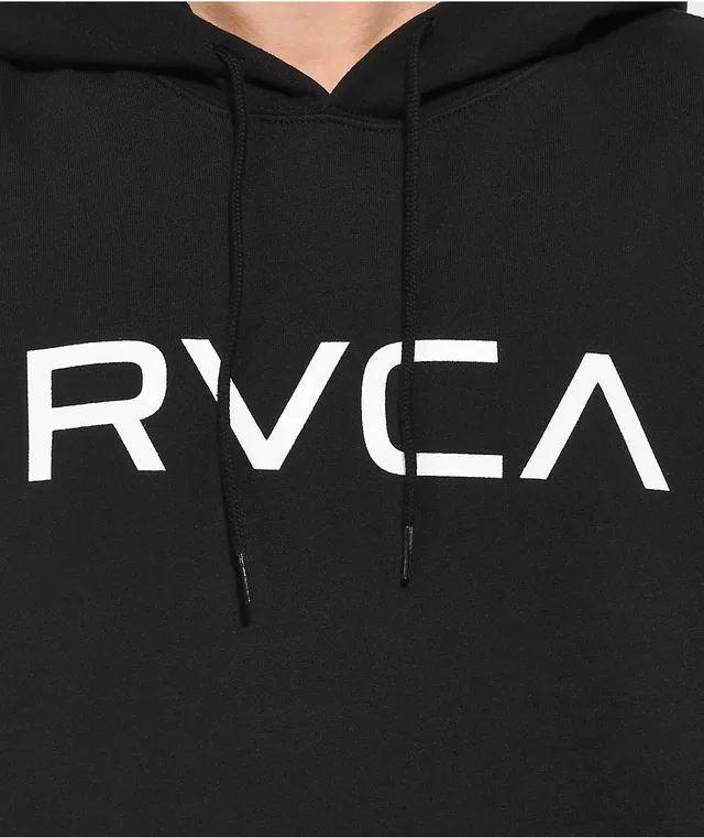 Rvca black hoodie hotsell