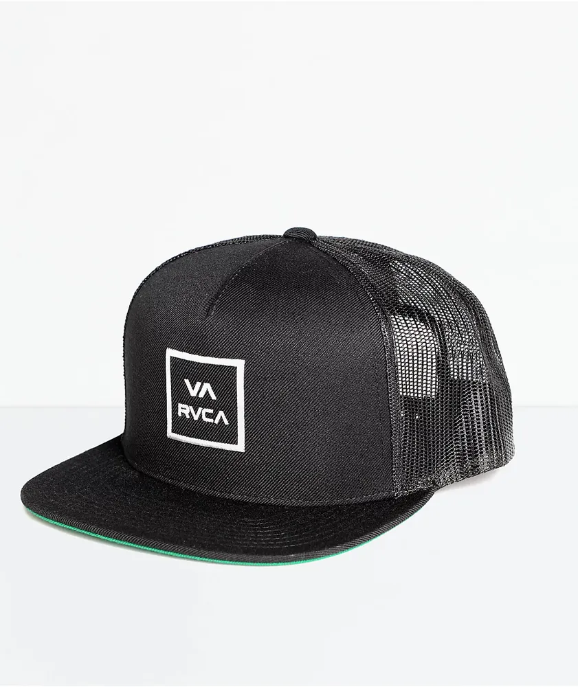All black rvca hat outlet