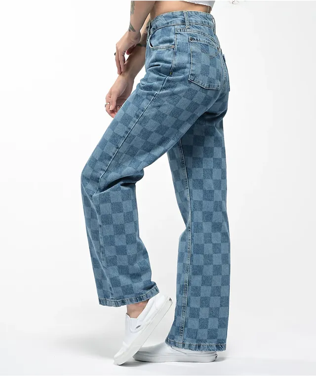 Checkered pantalon clearance