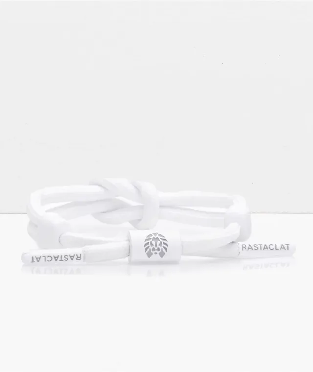 Rastaclat Knotaclat White Shoelace Bracelet CoolSprings Galleria