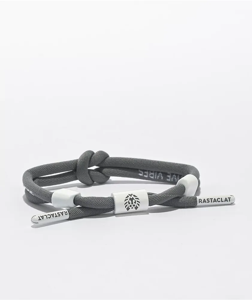 Rastaclat Positive Vibes Grey Knotted Bracelet Hamilton Place