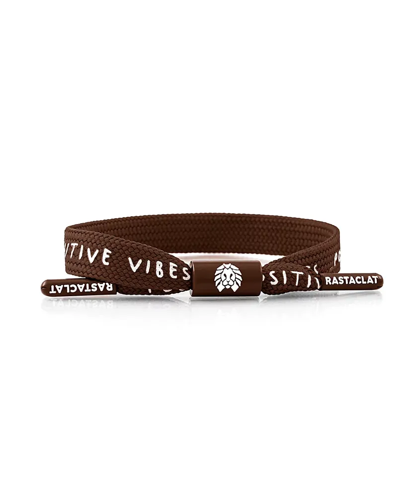 Rastaclat Positive Vibes Mocha Shoelace Bracelet Vancouver Mall