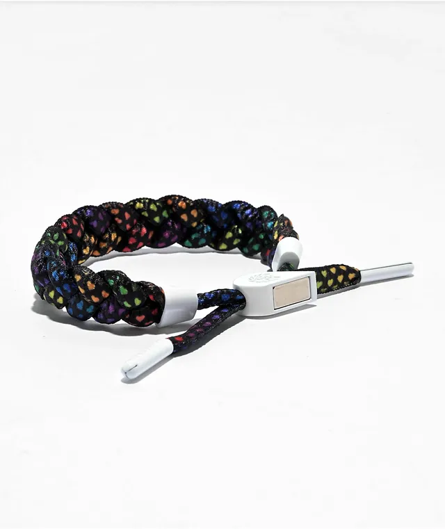 Rastaclat pride white outlet & rainbow bracelet