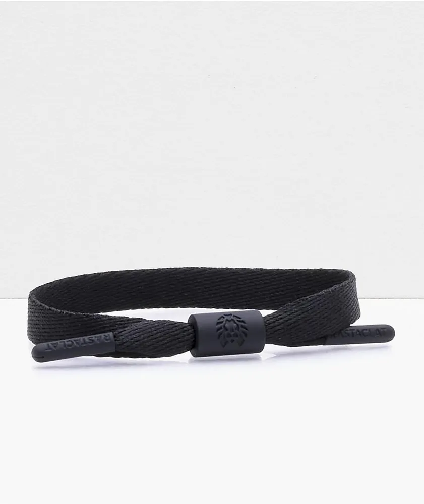 Rastaclat Seek The Positive Black Shoelace Bracelet Pueblo Mall