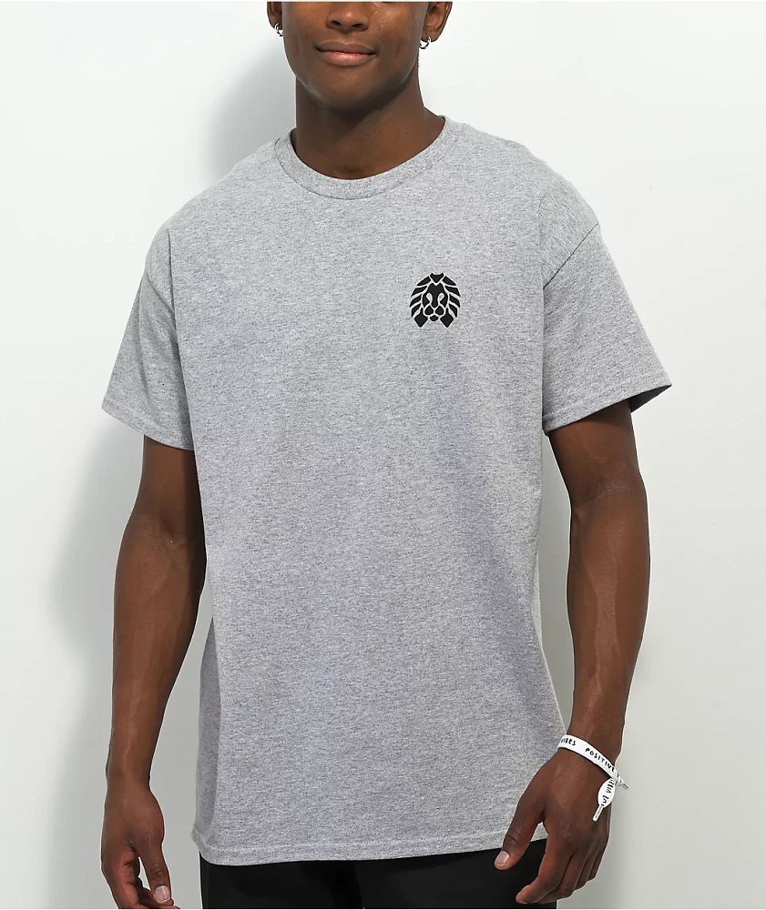 Rastaclat Slogan Grey T-Shirt | Connecticut Post Mall