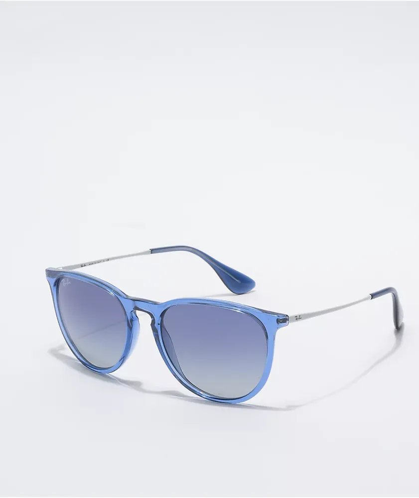 Ray ban erika blue mirror clearance