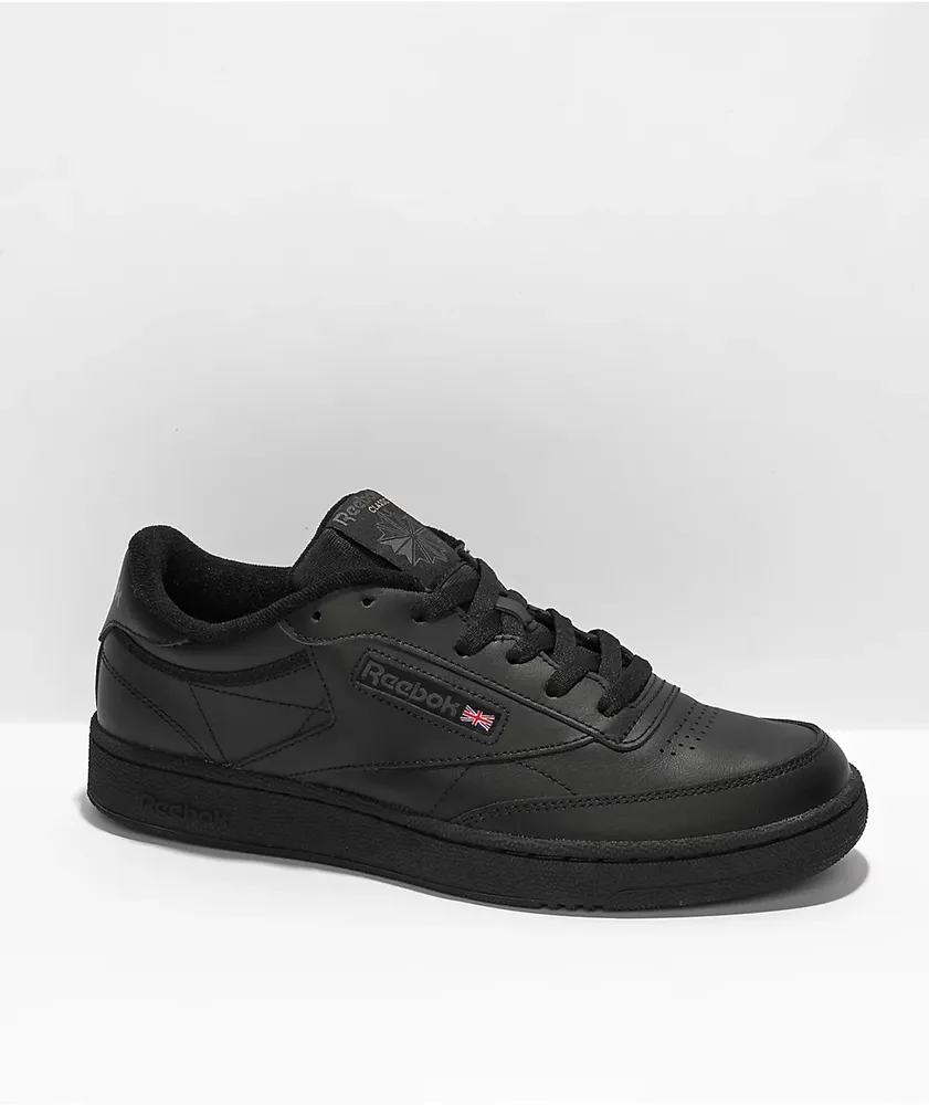 Reebok club c wide black sales