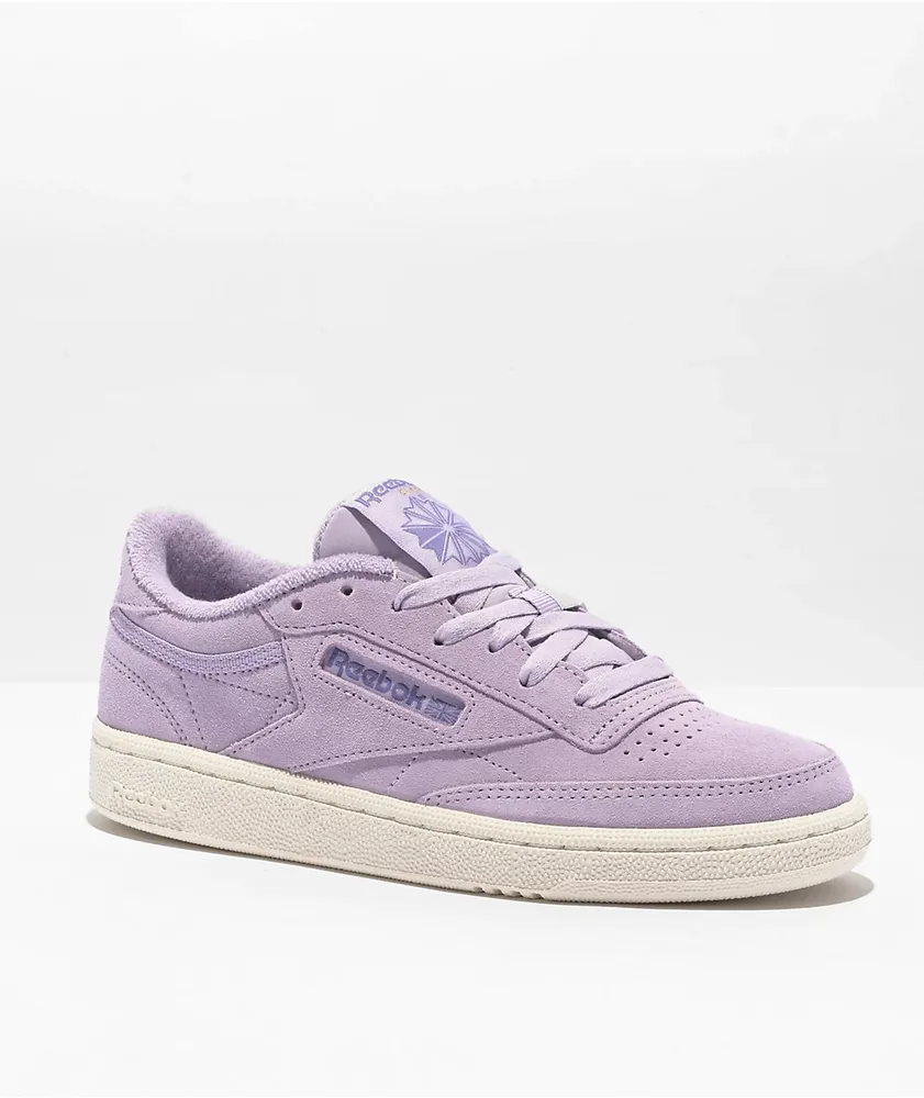 Reebok club c enfant violet hot sale