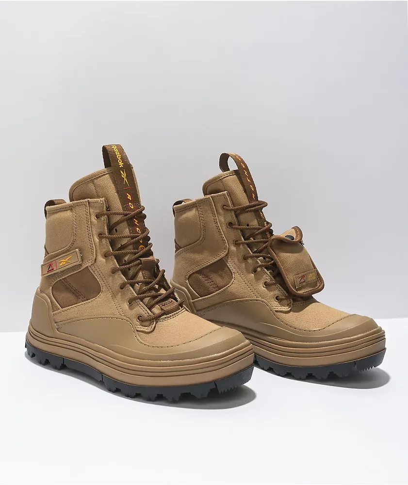 Reebok high 2025 tops marron