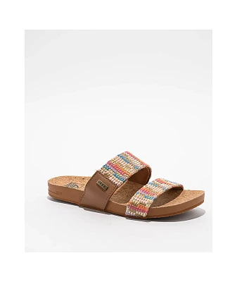 Reef Water Vista Higher Pale Banana Platform Sandals at