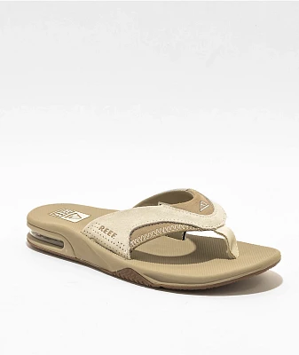 White reef fanning flip flops deals