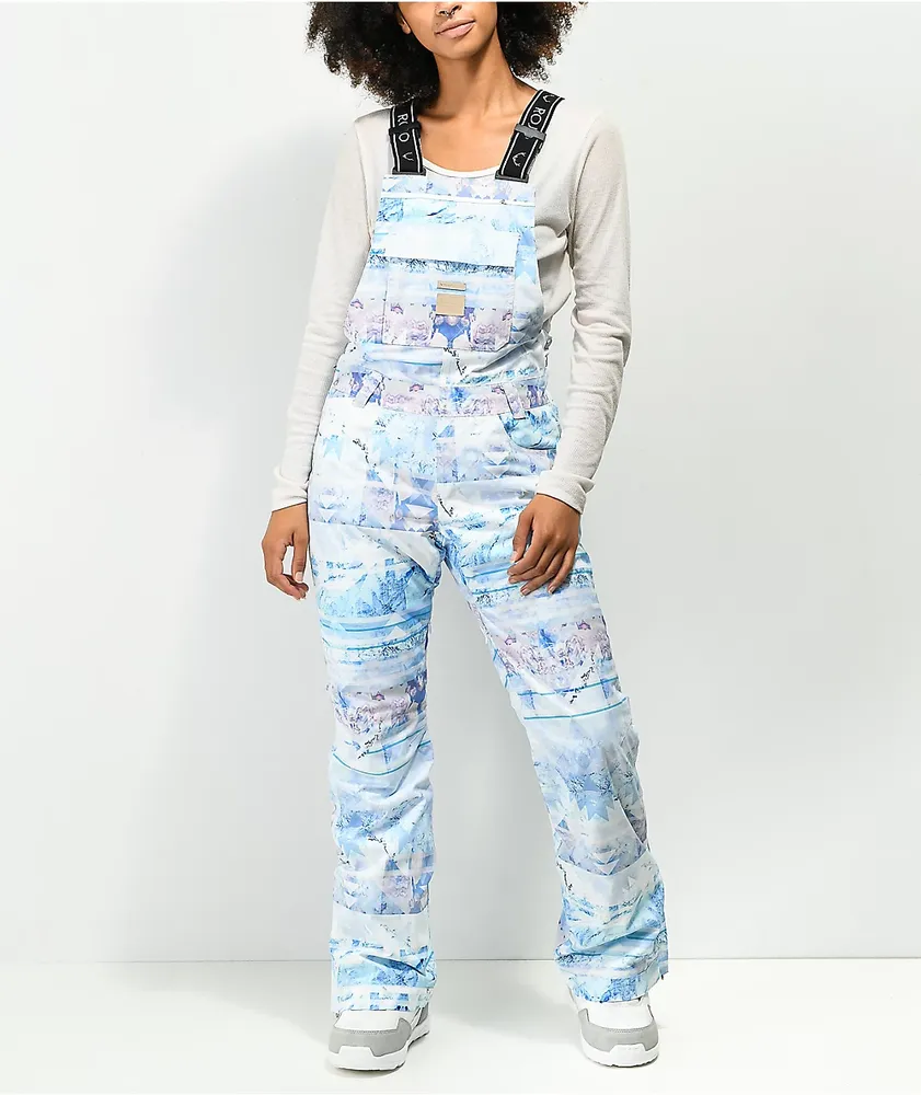 Pow Rojo Snow Day Snowscape 15K Snowboard Bib Pants Pueblo Mall