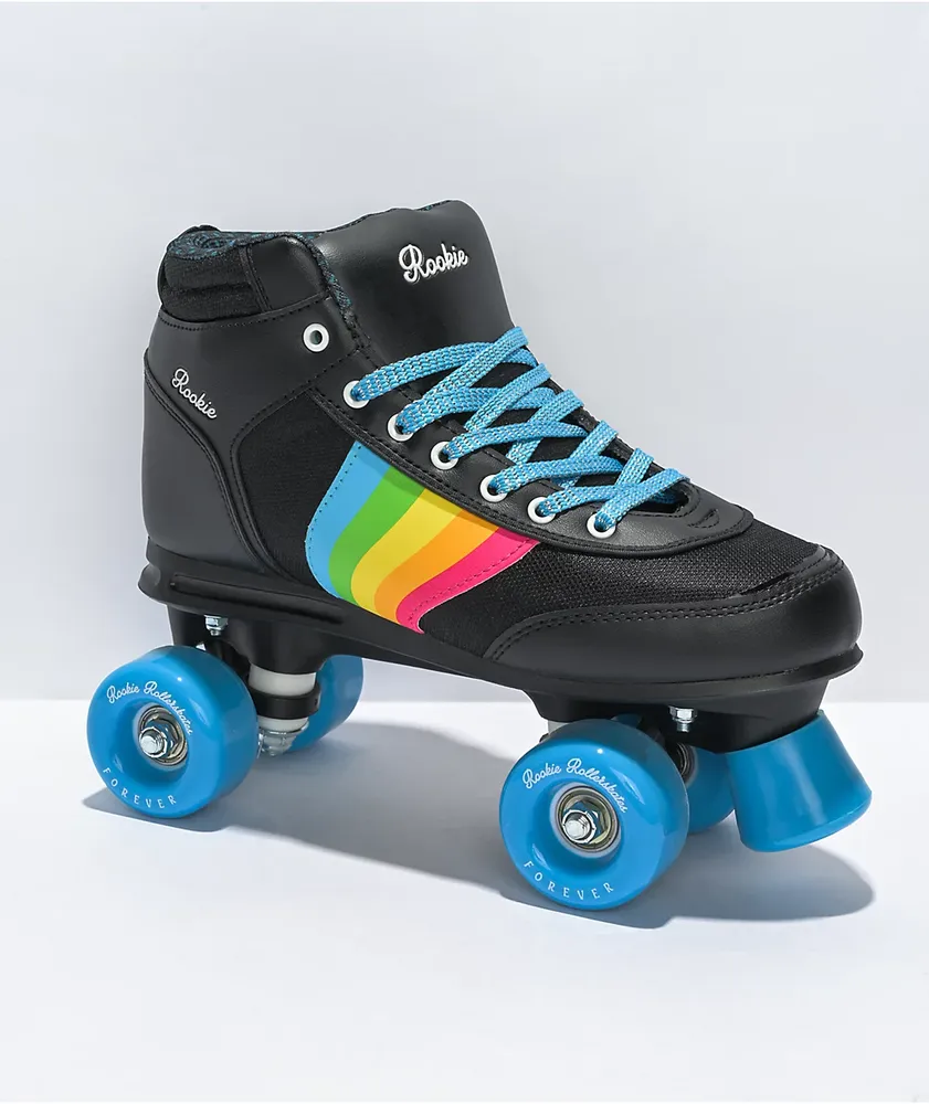 Zumiez Rookie Forever Rainbow Black Roller Skates CoolSprings