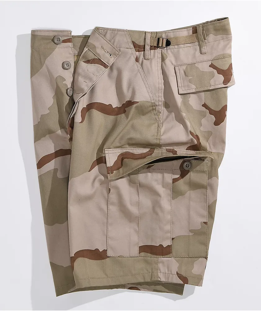 Desert camo sales cargo shorts
