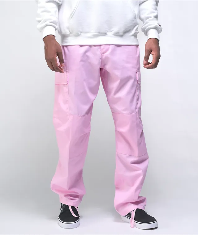Baby pink cargo pants shop