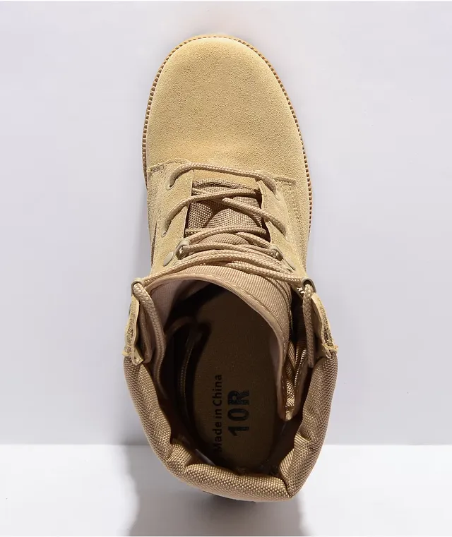 Desert tan combat boots online