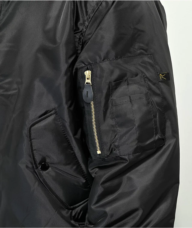 Rothco MA-1 Black Bomber Jacket | Arden Fair Rothco MA-1 Black Bomber Jacket | Arden Fair