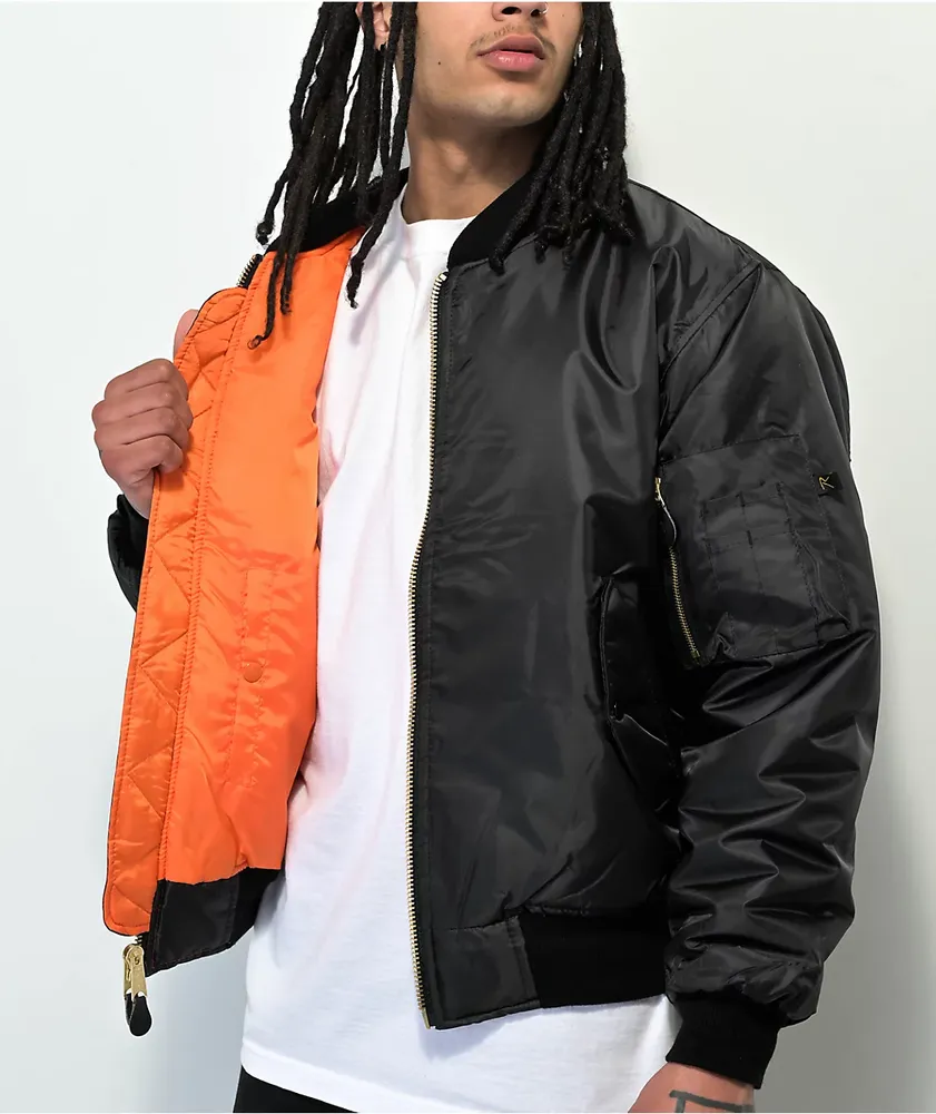 Rothco MA-1 Black Bomber Jacket | Liberty Center