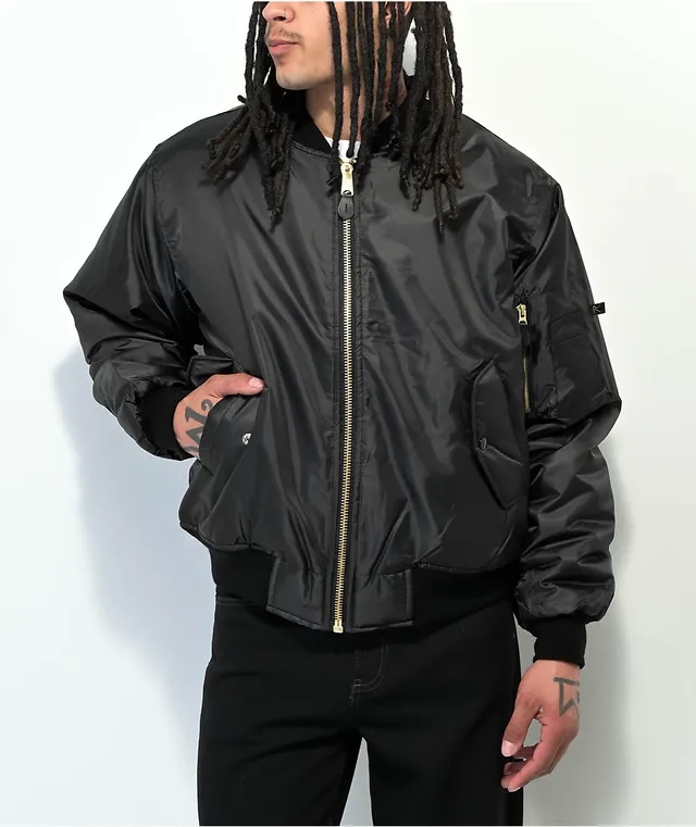 Rothco MA-1 Black Bomber Jacket | Hamilton Place