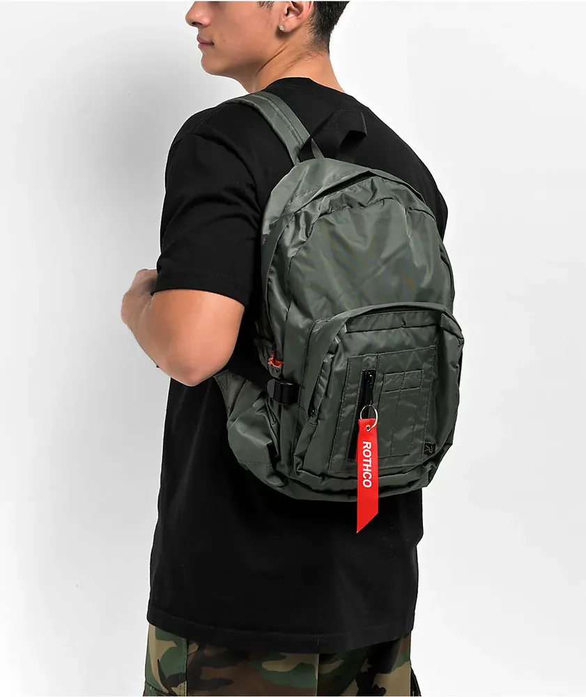Rothco MA-1 Bomber Olive Green Backpack | MainPlace Mall